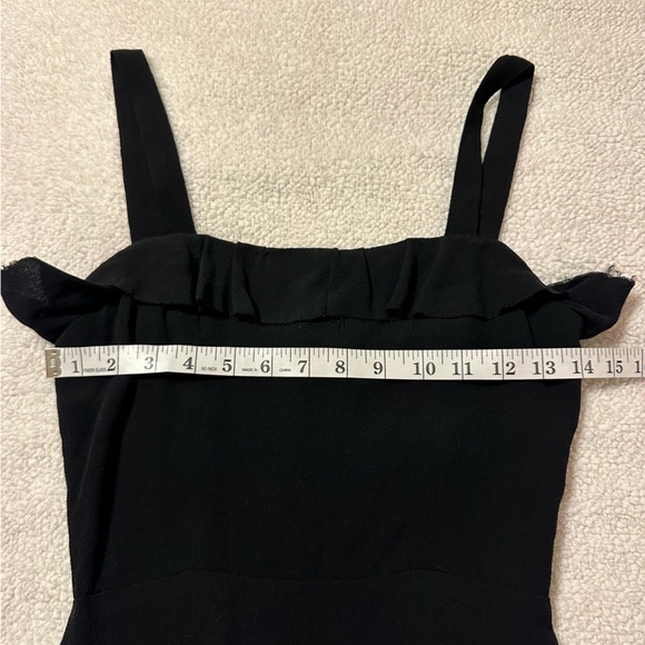 Reformation Black Frida Midi Ruffle Dress - Picture 6 of 16